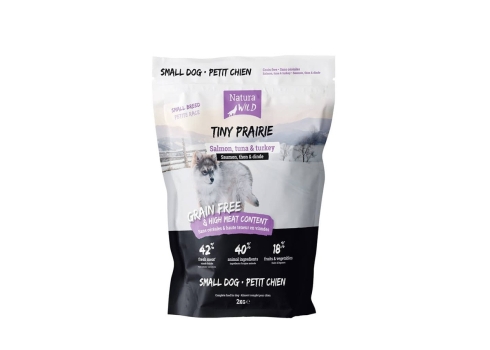 Natura Wild Tiny Prairie Lõhe, Tuunikala ja Kalkun 2kg