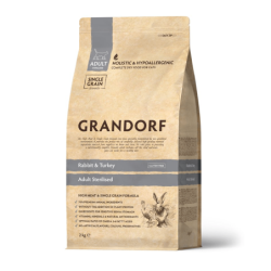 Grandorf Cat Jänes ja Kalkun Steriliseeritud Kassidele 8kg