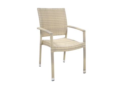 Tool WICKER-3 käetugedega beež