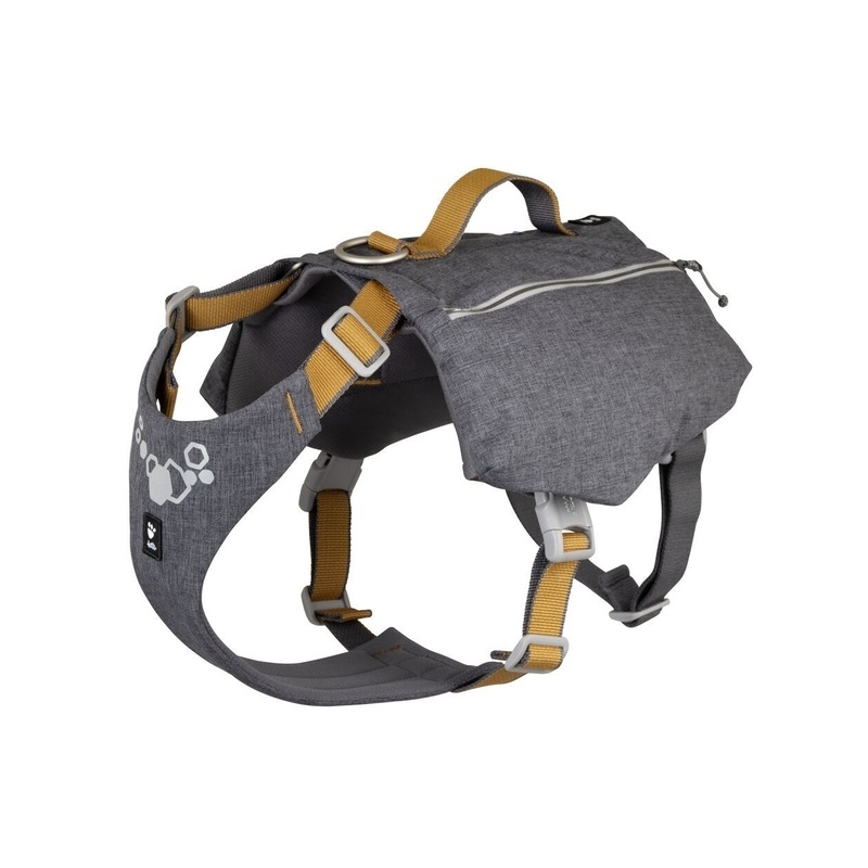 Hurtta Expedition Pack Eco matkatraksid taskutega 60-80cm, must