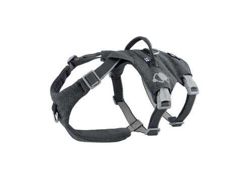 Hurtta Safeguard Eco traksid 65-80 cm, must
