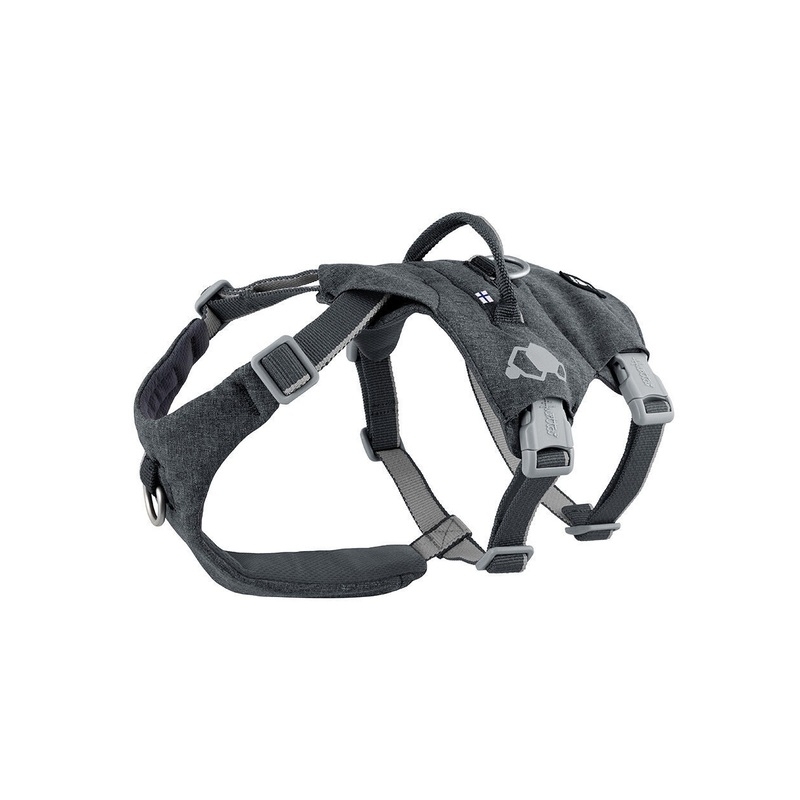 Hurtta Safeguard Eco traksid 65-80 cm, must