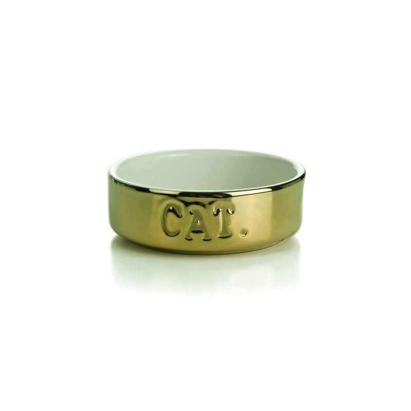 Beeztees kassi kauss gold keraamiline 11,5x4cm