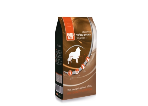 Total Bite Turkey & Potato gluteenivaba koeratoit 12 kg
