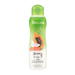 Tropiclean Looduslik Seebivaba 2 in 1 Shampoon Koertele ja Kassidele 355ml