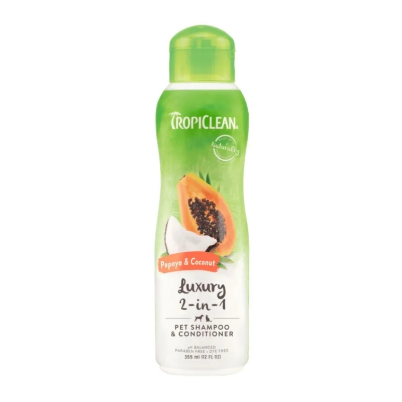 Tropiclean Looduslik Seebivaba 2 in 1 Shampoon Koertele ja Kassidele 355ml Tropiclean Looduslik Seebivaba 2 in 1 Shampoon Koertele ja Kassidele 355ml