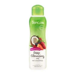 TropiClean Looduslik Sügavpuhastav Shampoon Koertele ja Kassidele 355ml