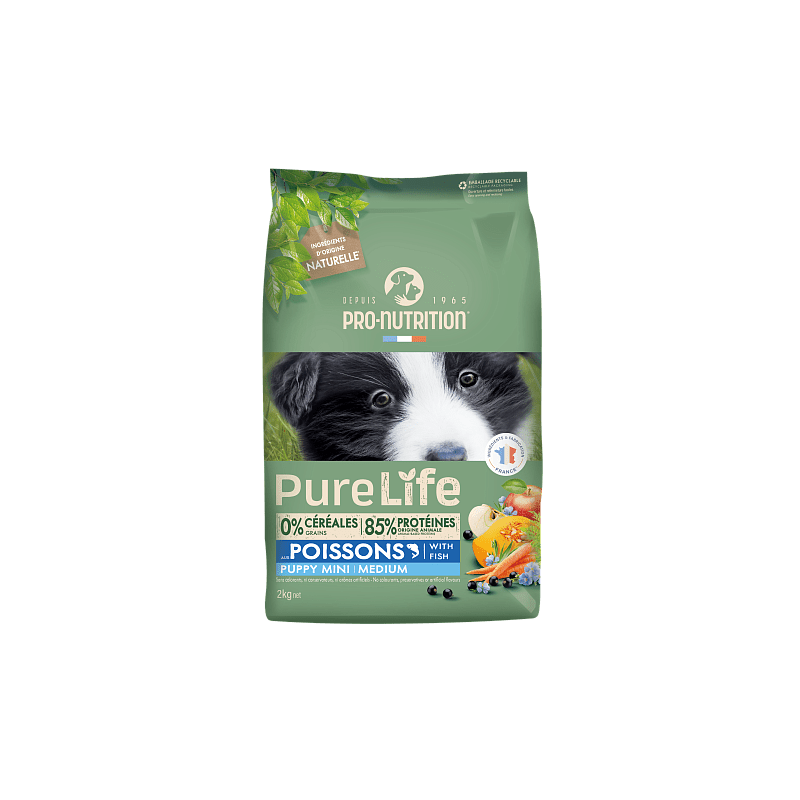 Pure Life Dog Puppy Lõhe ja Valge Kala Kutsikatele 2kg Pure Life Dog Puppy Lõhe ja Valge Kala Kutsikatele 2kg