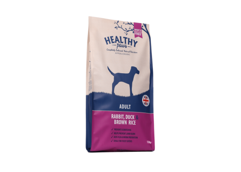 Healthy Paws Jäneseliha, Pardiliha ja Pruun Riis 2kg