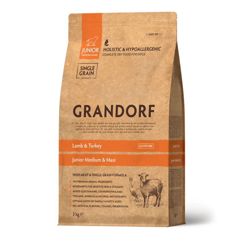 Grandorf Lammas ja Kalkun Juunioritele 3kg Grandorf Lammas ja Kalkun Juunioritele 3kg