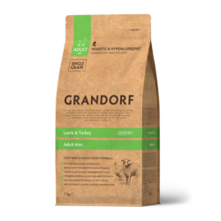 Grandorf Lambaliha ja Kalkuniliha väikest tõugu koertele 1kg
