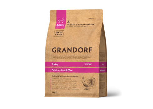 Grandorf Kalkuniliha Keskmistele & Suurtele Koertele 3kg