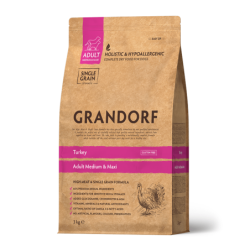 Grandorf Kalkuniliha Keskmistele & Suurtele Koertele 6kg (2x3kg)