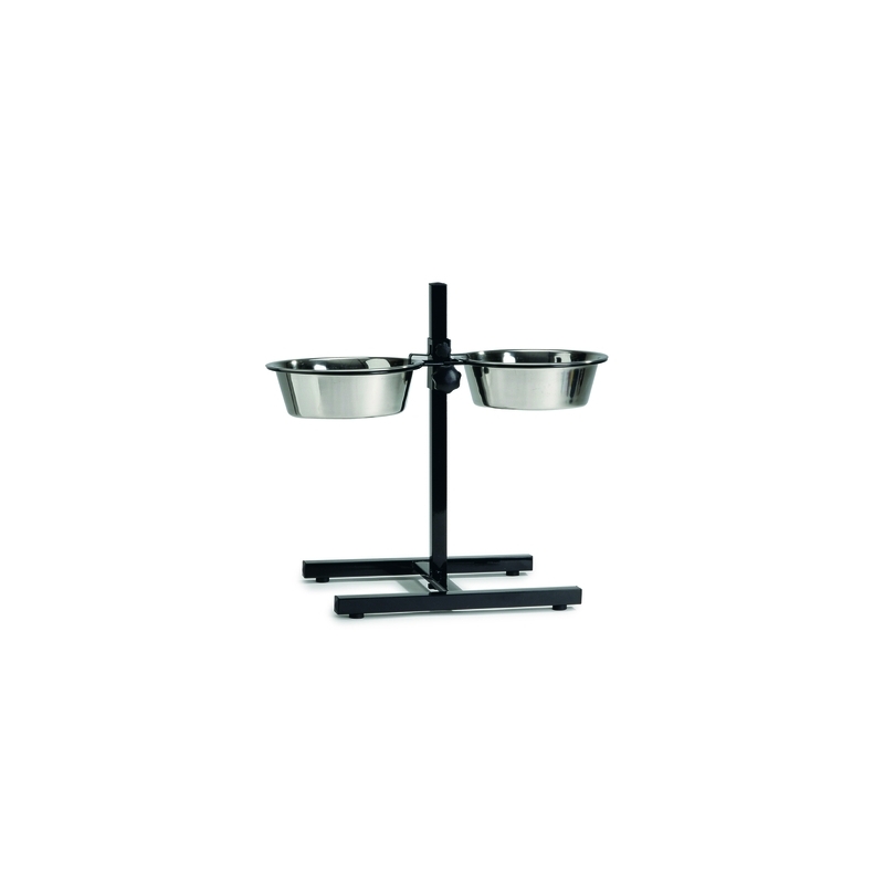 Beeztees H-Stand koerakauss, 50 cm kõrge, 2 x 1630 ml
