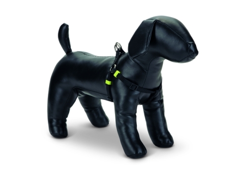 Beeztees koerte seljakinnitusega traksid 35-60 x 15 mm, must