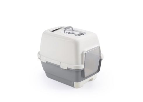 Stefanplast Cathy Clever&Smart kassi liivakast 58x45x48cm, hall-valge