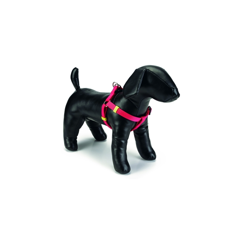 Beeztees koerte seljakinnitusega traksid 26-40 x 10 mm, roosa