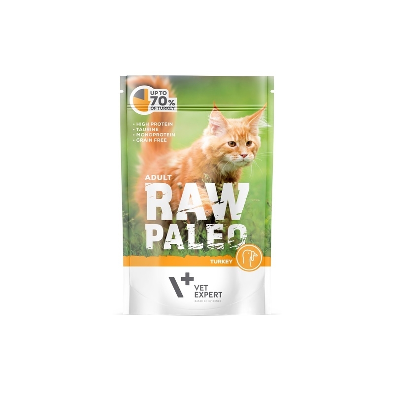 Raw Paleo einekotike kassile kalkuniga, 100 g Raw Paleo einekotike kassile kalkuniga, 100 g