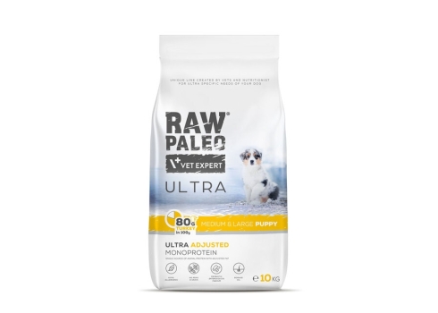 RAW PALEO KUTSIKA TÄISSÖÖT ULTRA KESK.-SUUR TÕUG KALKUN 10KG