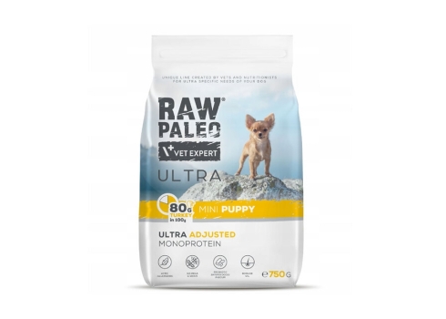 RAW PALEO KUTSIKA TÄISSÖÖT ULTRA MINI KALKUN 750G