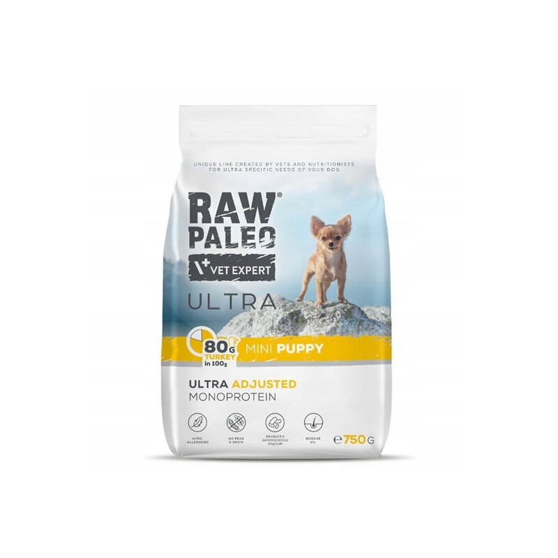 RAW PALEO KUTSIKA TÄISSÖÖT ULTRA MINI KALKUN 750G RAW PALEO KUTSIKA TÄISSÖÖT ULTRA MINI KALKUN 750G