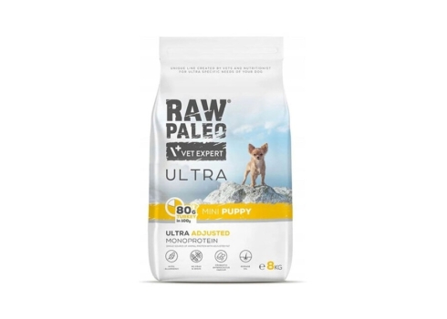 RAW PALEO KUTSIKA TÄISSÖÖT ULTRA MINI KALKUN 8KG