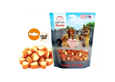 FINE DOG Family - LÕHE südamed 200g