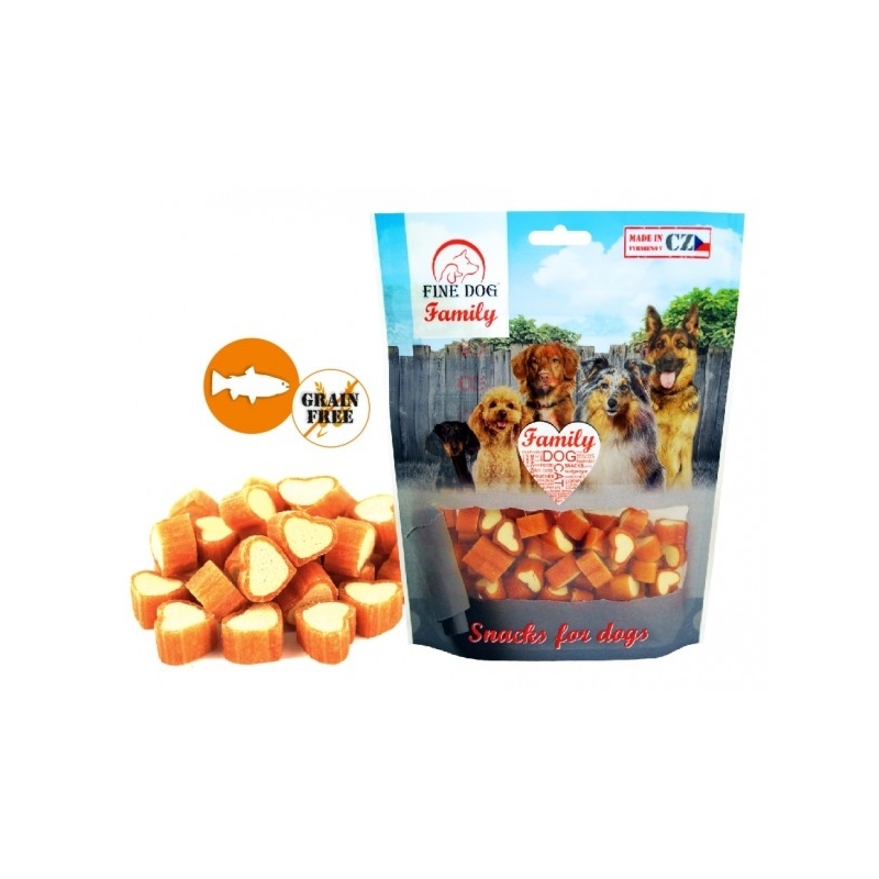 FINE DOG Family - LÕHE südamed 200g FINE DOG Family - LÕHE südamed 200g