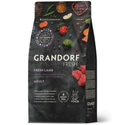 Grandorf Cat Fresh Värske Lammas ja Bataat Täiskasvanud Kassidele 400g
