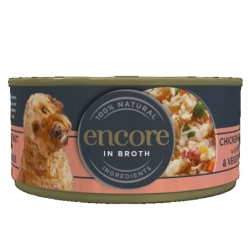 Encore konserv koerale, kana ja singiga, 156 g