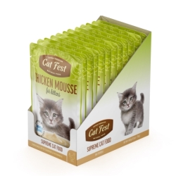 Cat Fest Chicken mousse for kittens kassitoit 12x70g