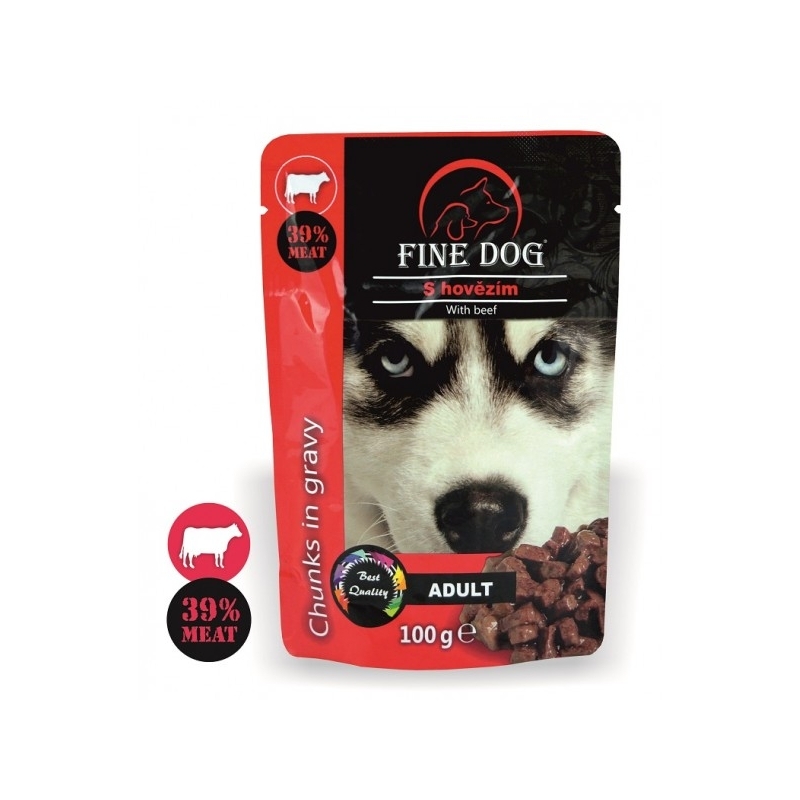 Fine Dog koeraeine veisega 22X100g Fine Dog koeraeine veisega 22X100g