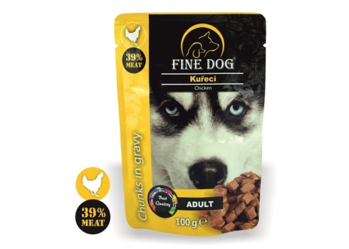 Fine Dog koeraeine kanaga 22X100g