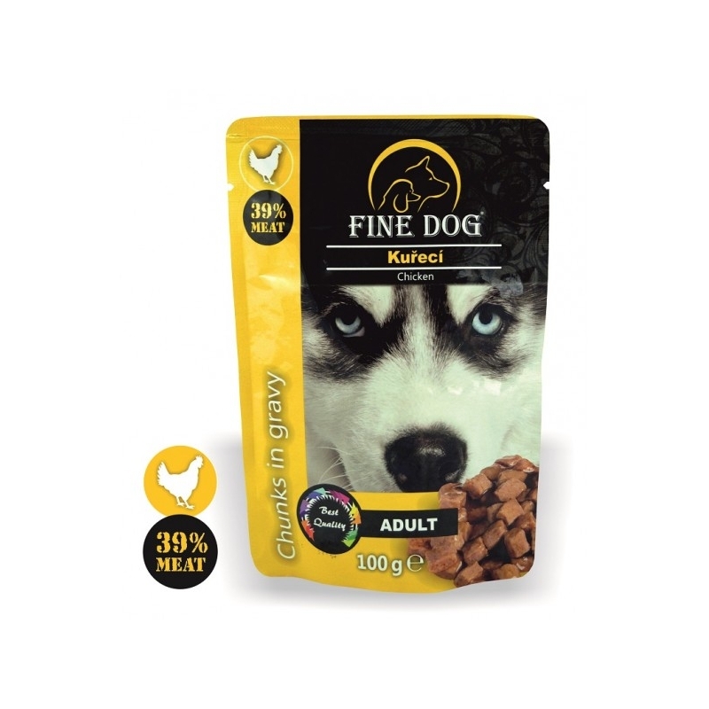 Fine Dog koeraeine kanaga 22X100g Fine Dog koeraeine kanaga 22X100g