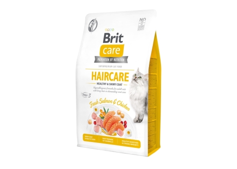 Brit Care Cat Grain-Free Haircare Healthy & Shiny coat kassitoit 2 kg