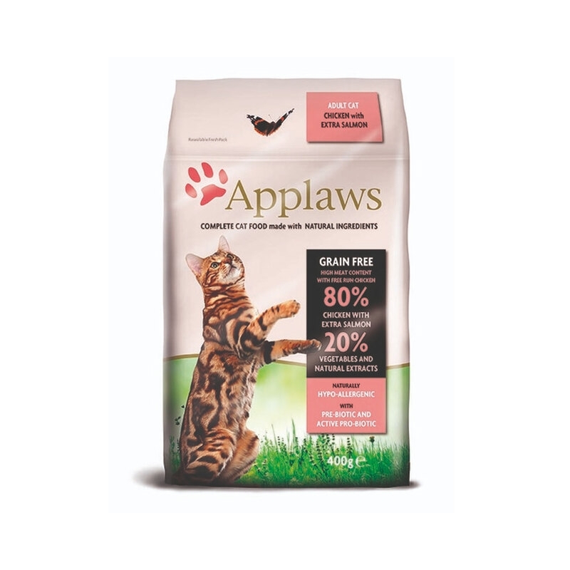 Applaws kuivtoit kassidele, kana ja lõhega, 400 g