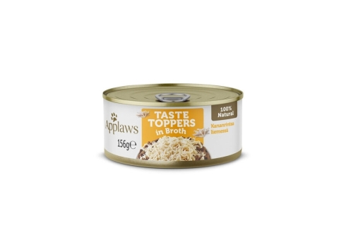 Applaws Taste Toppers konserv koertele, kana puljongis, 156g