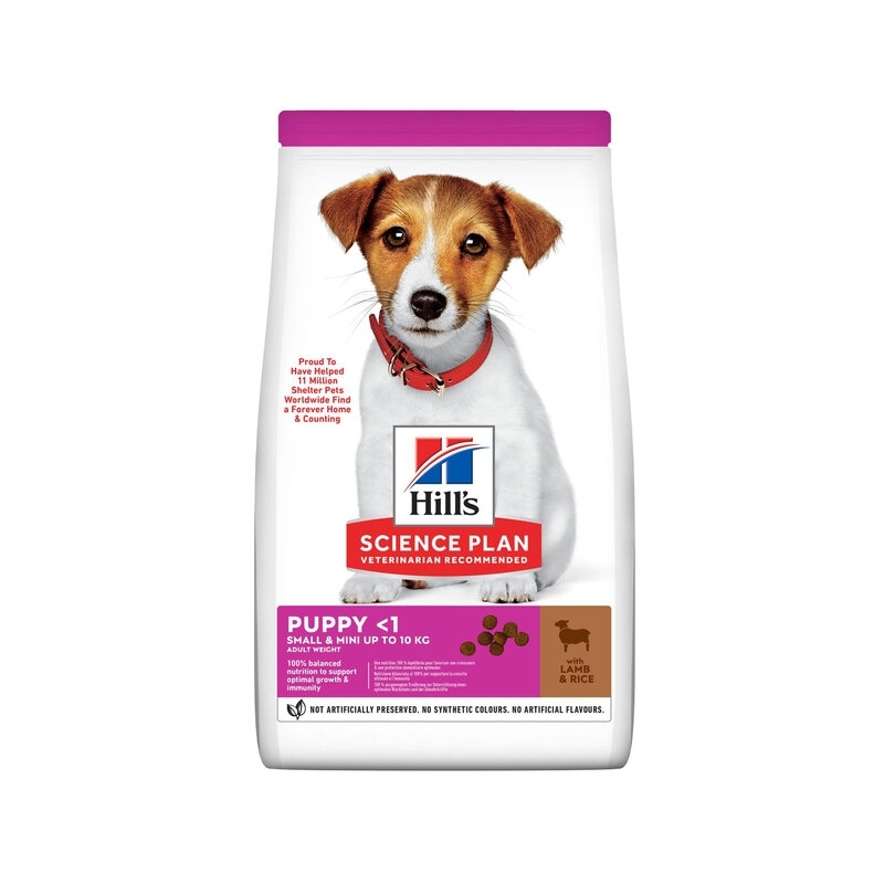 Hill's Science Plan Small&Mini kutsikatele lambaliha ja riisiga 1,5kg Hill's Science Plan Small&Mini kutsikatele lambaliha ja riisiga 1,5kg