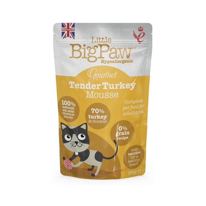 Little Bigpaw kassi einekotike Mousse kalkuniga 85 g Little Bigpaw kassi einekotike Mousse kalkuniga 85 g