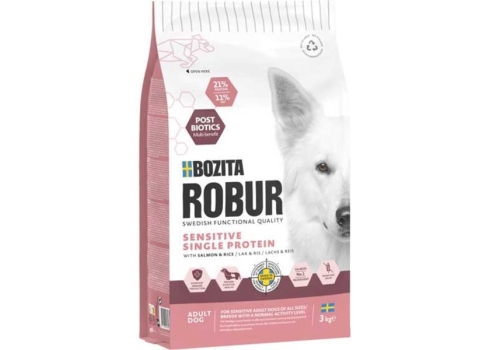 Bozita Robur Adult Sensitive Single Protein Salmon 3kg
