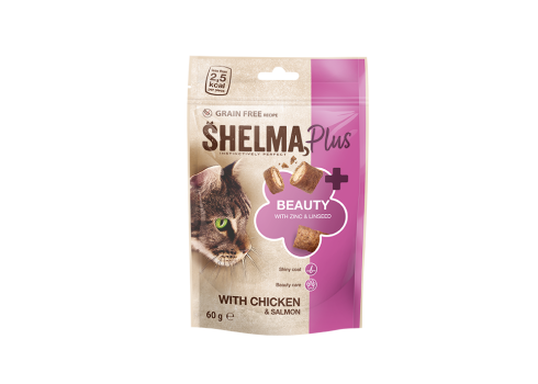 Shelma BEAUTY kana-ja lõhe täidisega padjakesed 60g