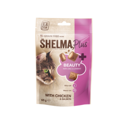 Shelma BEAUTY kana-ja lõhe täidisega padjakesed 60g