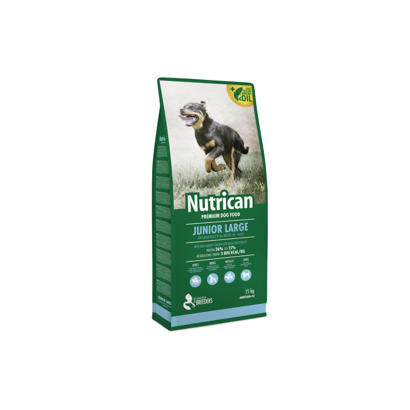 Nutrican Junior Large koeratoit 15 kg Nutrican Junior Large koeratoit 15 kg