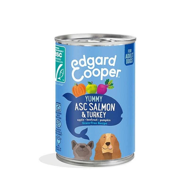 Edgard Cooper konserv koerale lõhe ja kalkuniga 400 g Edgard Cooper konserv koerale lõhe ja kalkuniga 400 g