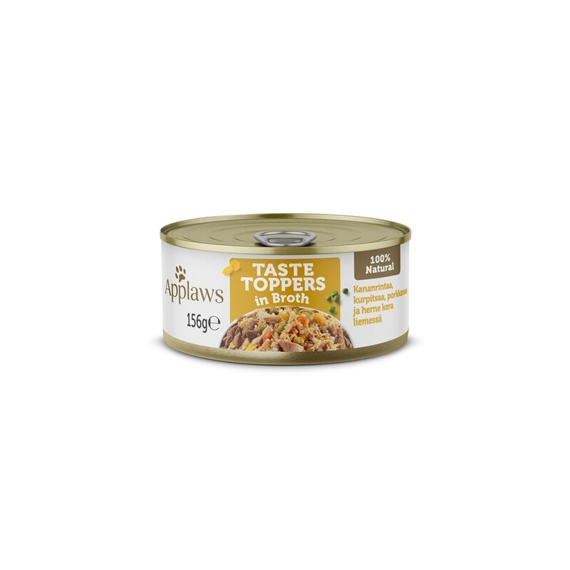Applaws Taste Toppers konserv koertele kana ja köögiviljadega,156g Applaws Taste Toppers konserv koertele kana ja köögiviljadega,156g