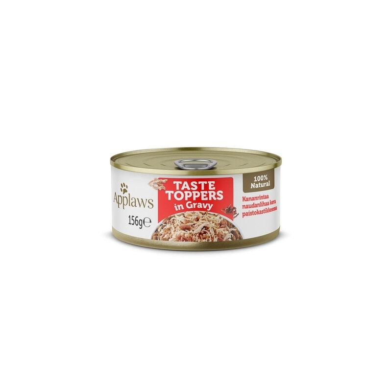 Applaws Taste Toppers konserv koertele kana ja veiselihaga, 156g Applaws Taste Toppers konserv koertele kana ja veiselihaga, 156g