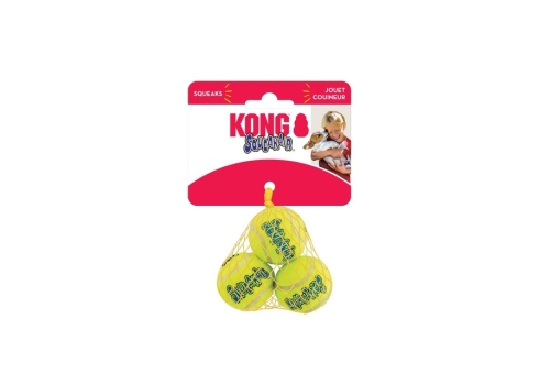 KONG Air piiksuvad tennisepallid 3 tk, S