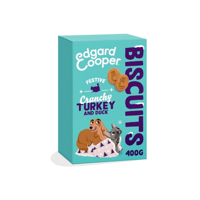 Edgard Cooper Festive maius koertele, part-kalkun, 400g Edgard Cooper Festive maius koertele, part-kalkun, 400g