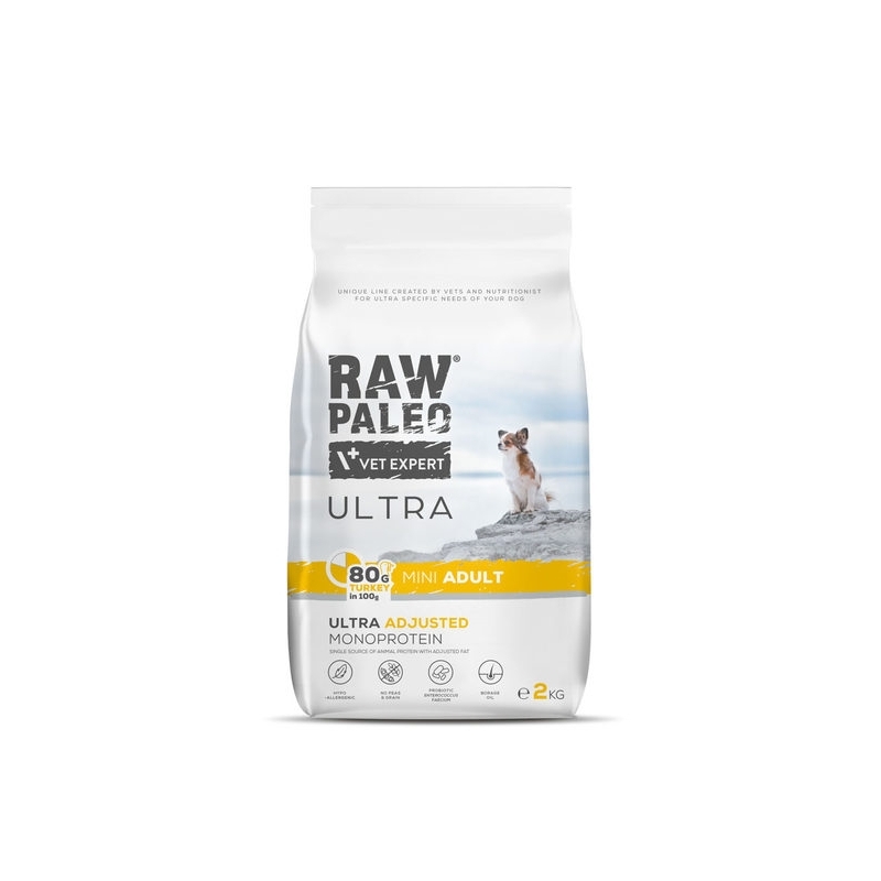RAW PALEO KOERA TÄISSÖÖT ULTRA MINI KALKUN 2KG RAW PALEO KOERA TÄISSÖÖT ULTRA MINI KALKUN 2KG
