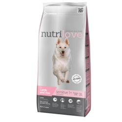 Nutrilove sensitive lamb&rice koeratoit 3kg